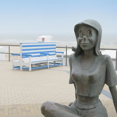 On Belgian Coast With Sea Views